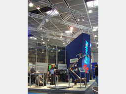 Vista generale stand fiera Expoferroviaria Torino